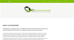 Desktop Screenshot of iodatasphere.com