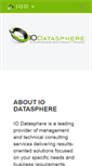 Mobile Screenshot of iodatasphere.com